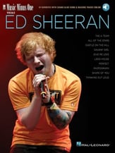 Music Minus One: Ed Sheeran piano sheet music cover